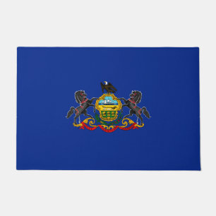 Pennsylvania State Flag Design Doormat