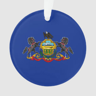 Pennsylvania State Flag Design Ornament