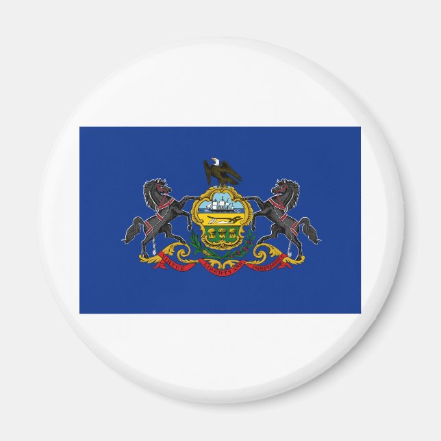 Pennsylvania State Flag Magnet (Front)