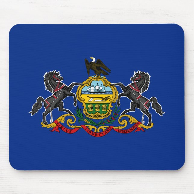 Pennsylvania State Flag Mouse Pad (Front)