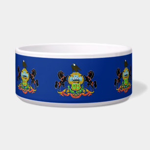 Pennsylvania State Flag Pet Bowl