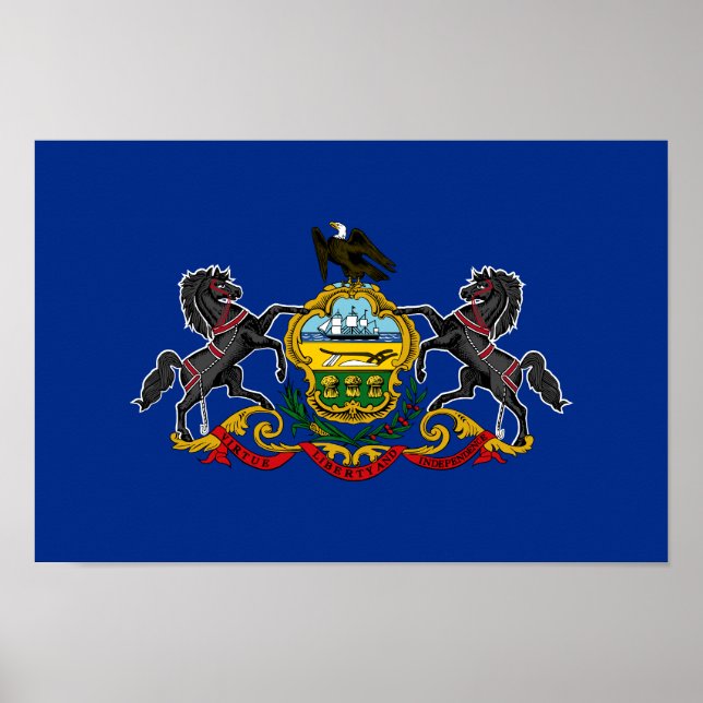 Pennsylvania State Flag Poster (Front)