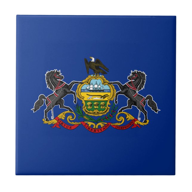 Pennsylvania State Flag Tile (Front)
