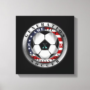 Pennsylvania State Generation X American Soccer Canvas Print