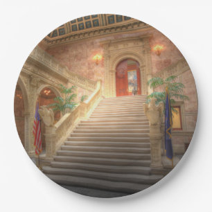 Pennsylvania State Matthew J. Ryan Building Paper Plate