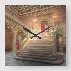 Pennsylvania State Matthew J. Ryan Building Square Wall Clock