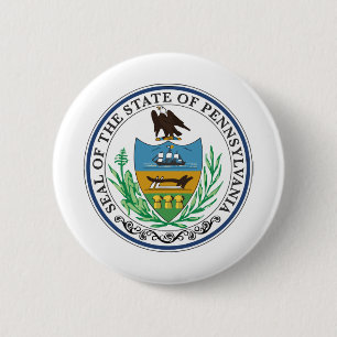 pennsylvania state seal 6 cm round badge