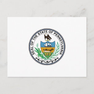 Pennsylvania State Seal Postcard