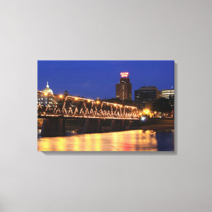 Pennsylvania State Walnut Street Bridge Canvas Print
