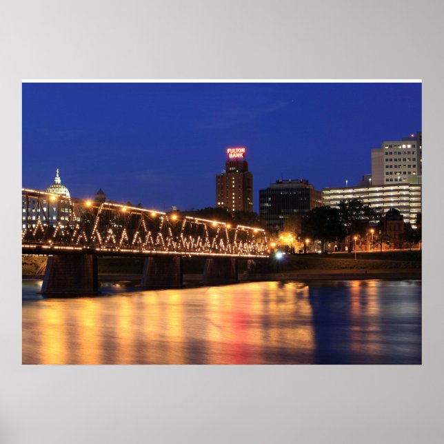 Pennsylvania State Walnut Street Bridge Poster (Front)