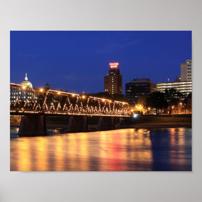 Pennsylvania State Walnut Street Bridge Poster (Front)