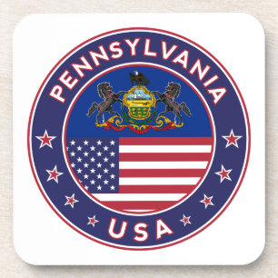 Pennsylvania sticker,phone case, tote bag coaster