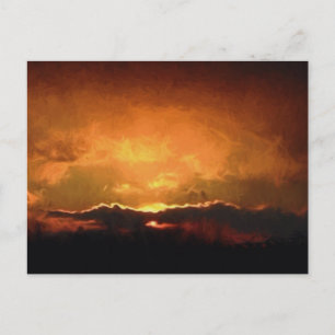 Pennsylvania Sunset Postcard