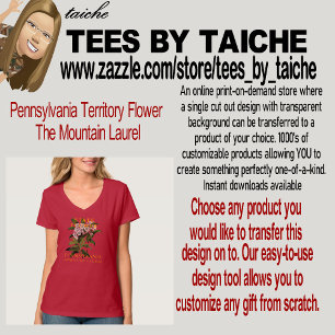 Pennsylvania Territory Flower The Mountain Laurel T-Shirt