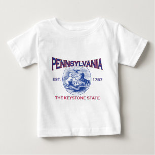 PENNSYLVANIA The Keystone State Baby T-Shirt