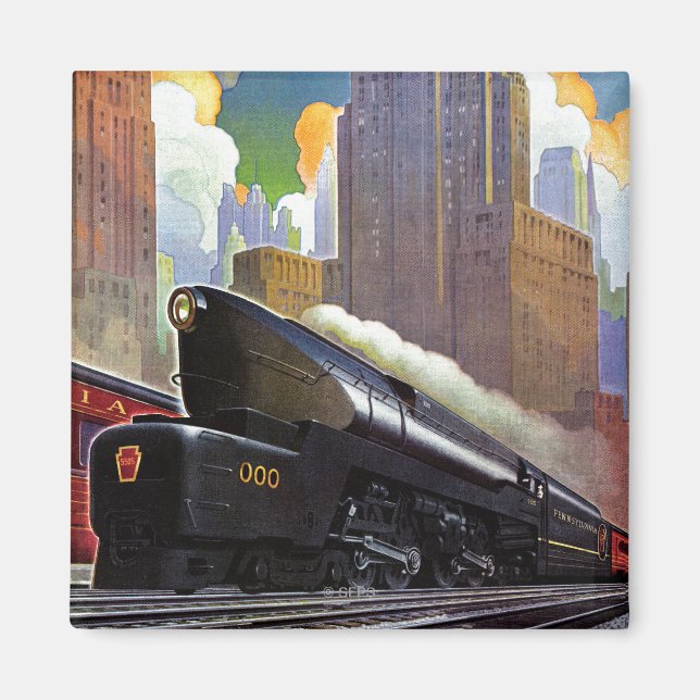 Pennsylvania Train by Unknown Magnet (Front)