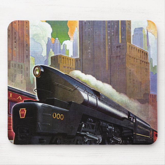 Pennsylvania Train by Unknown Mouse Pad (Front)
