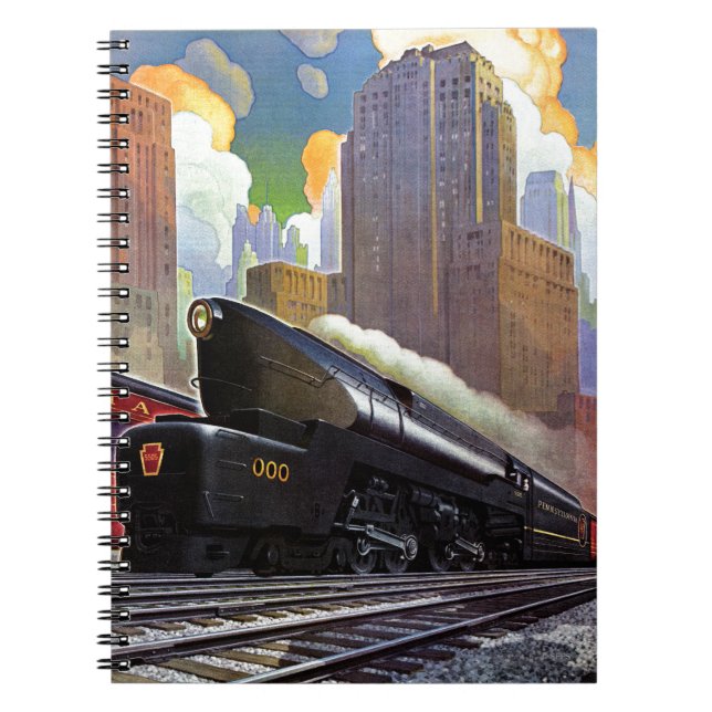 Pennsylvania Train by Unknown Spiral Notebook (Front)