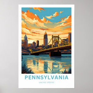 Pennsylvania United States Travel Print