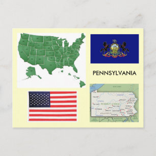 Pennsylvania, USA Postcard
