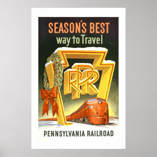 Pennsylvania Vintage Travel Poster (Front)