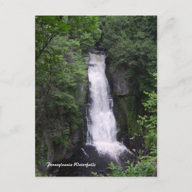 Pennsylvania Waterfalls Postcard (Front)