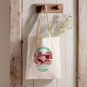 Pennsylvania Wedding Welcome Bag, State Love Tote Bag