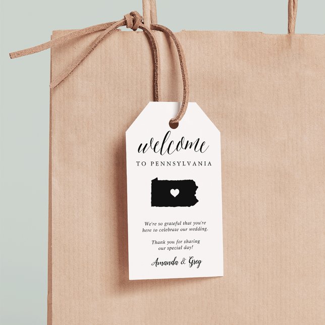 Pennsylvania Wedding Welcome Gift Tags (Creator Uploaded)
