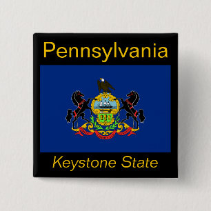 Pennsylvanian Flag Button