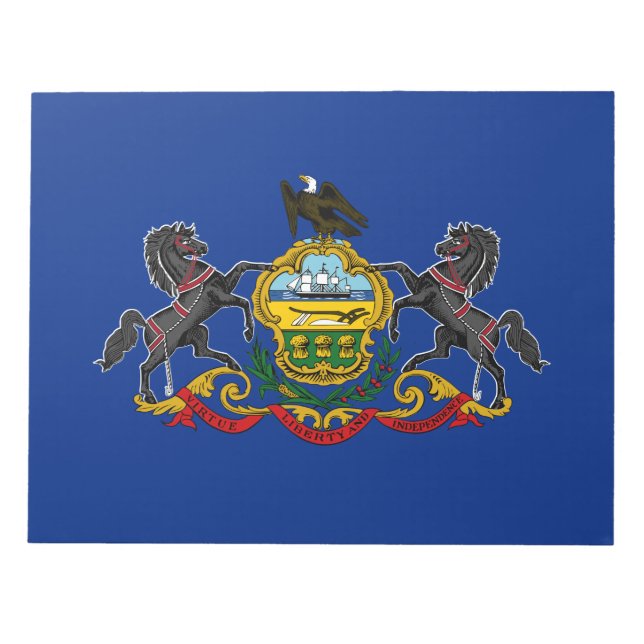 Pennsylvanian Flag Notepad (Front)