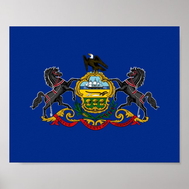 Pennsylvanian Flag Poster (Front)