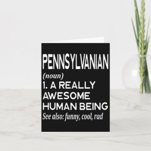 Pennsylvanian Pennsylvania Pa Philly Philadelphia  Card