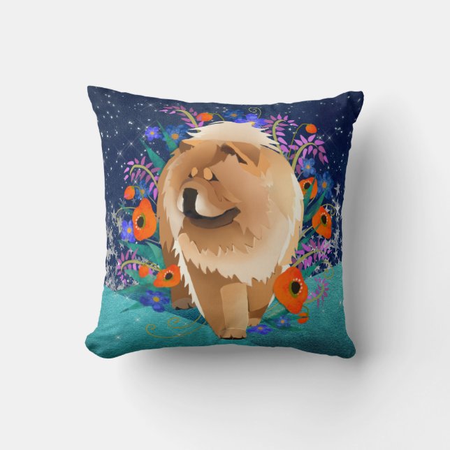 PENNY 4 UR THOUGHTS Chow stars- choose size/style Cushion (Front)