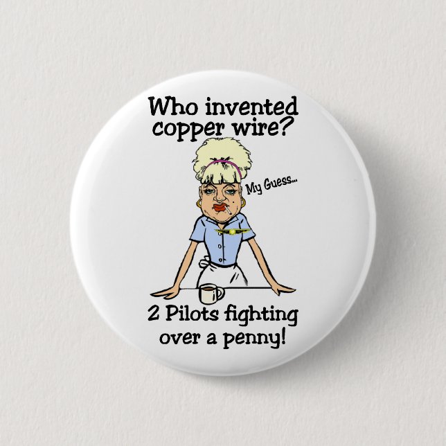 Penny 6 Cm Round Badge (Front)