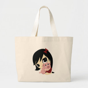 Penny and Snickerdoodle Large Tote Bag