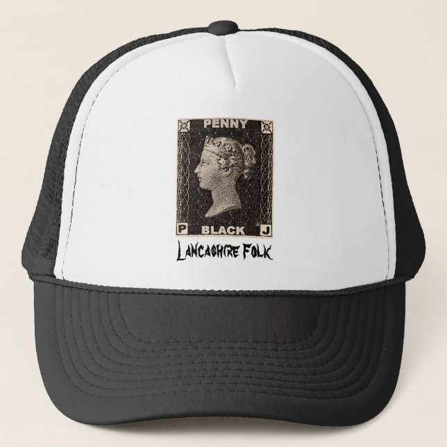 Penny Black Head Warmer Trucker Hat (Front)