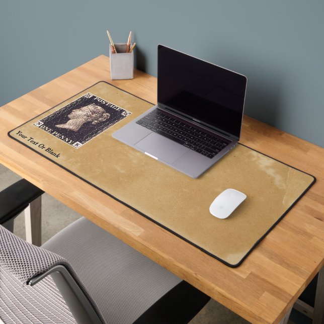 Penny Black Postage Stamp Desk Mat (Office 2)