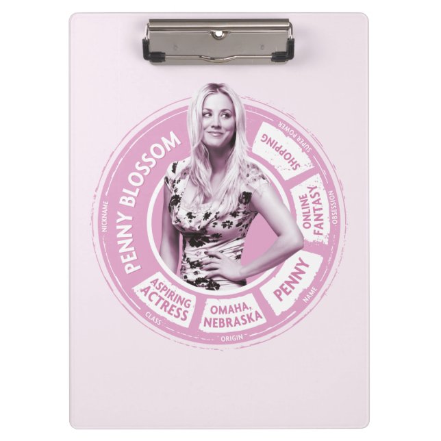Penny Blossom Info Graphic Clipboard (Front)