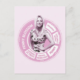 Penny Blossom Info Graphic Postcard