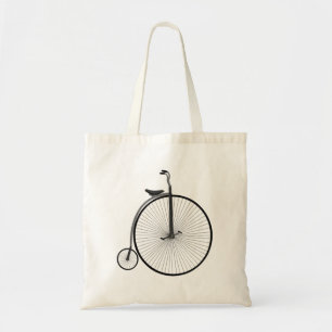 Penny-Farthing High-Wheel Antique Bicycle Tote Bag