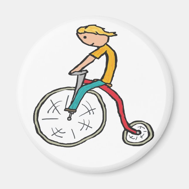 Penny Farthing Magnet (Front)
