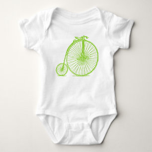 Penny Farthing - Martian Green Baby Bodysuit