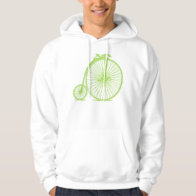 Penny Farthing - Martian Green Hoodie (Front)