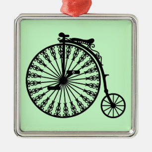 Penny-farthing Metal Tree Decoration