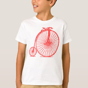 Penny Farthing - Red T-Shirt