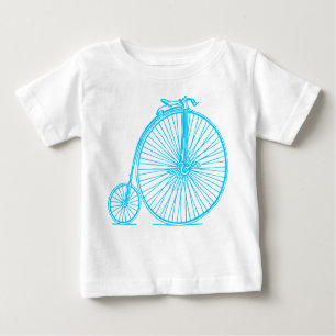 Penny Farthing - Sky Blue Baby T-Shirt