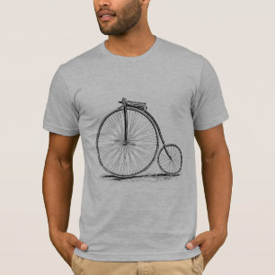 Penny Farthing Vintage High-Wheel Bicycle T-Shirt