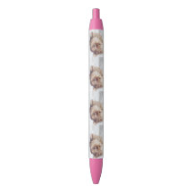 Penny Orange Liver Shih Tzu puppy ink pen