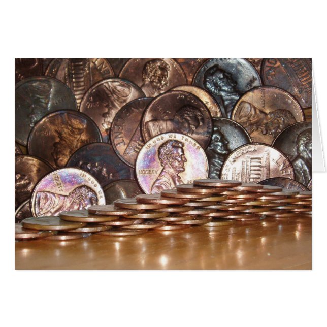 Penny Pyramid card (Front Horizontal)