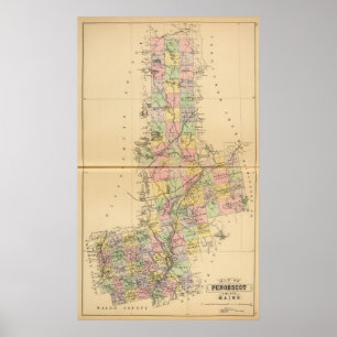 Penobscot Co, Maine Poster